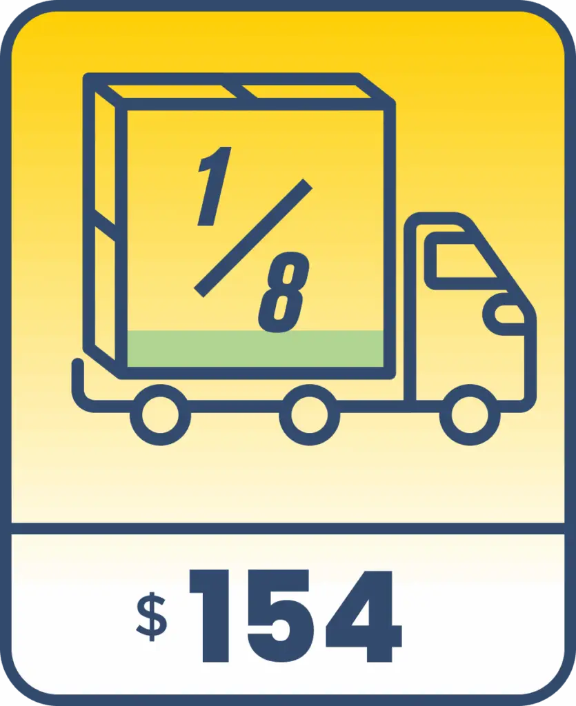 1/8 load truck