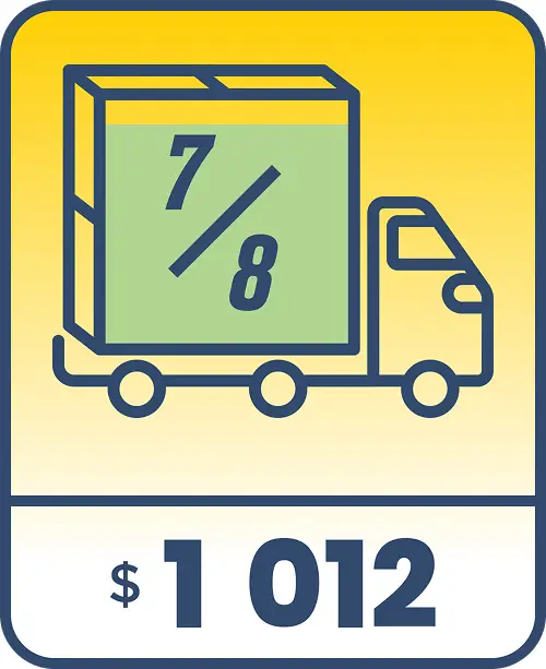7/8 load truck
