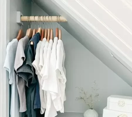 Install hooks and rods for storing clothing and hanging fixtures after Attic Cleaning in Seattle Area
